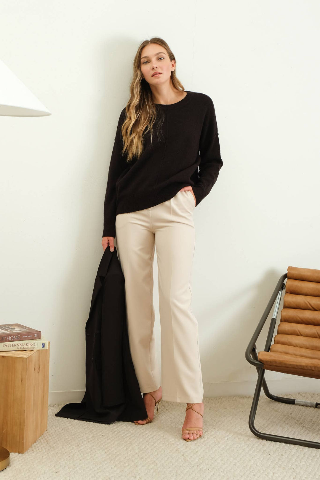 ISABEL SEAM KNIT SWEATER - Knit sweaters