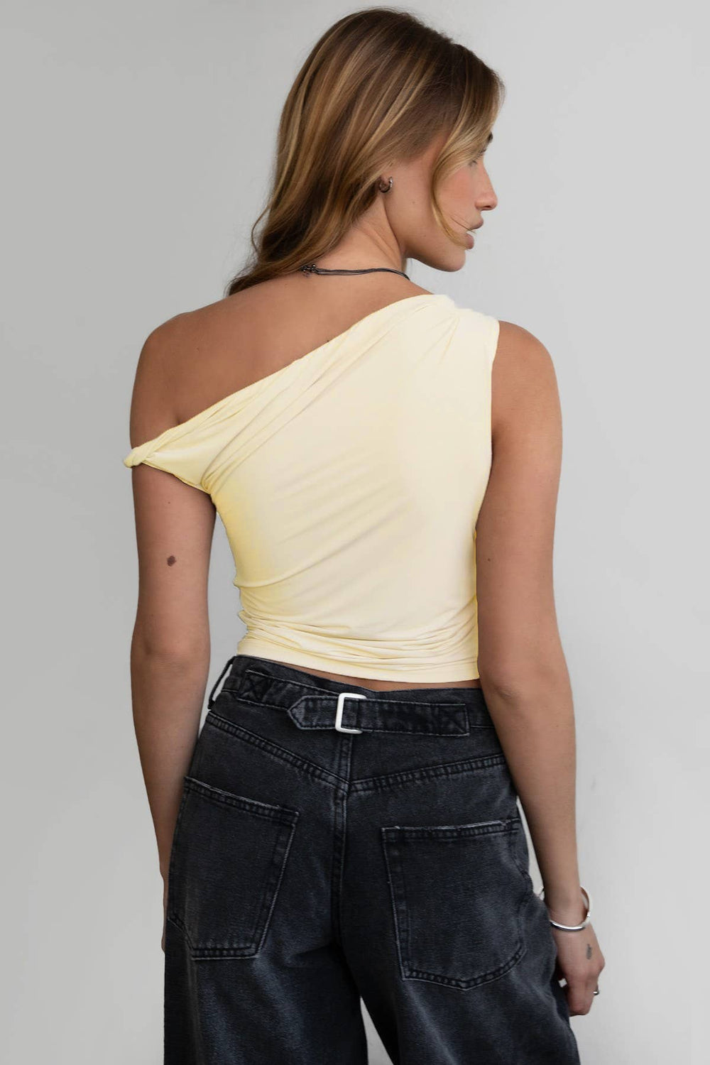 JAIMA Light Weight One Shoulder Top - Tops