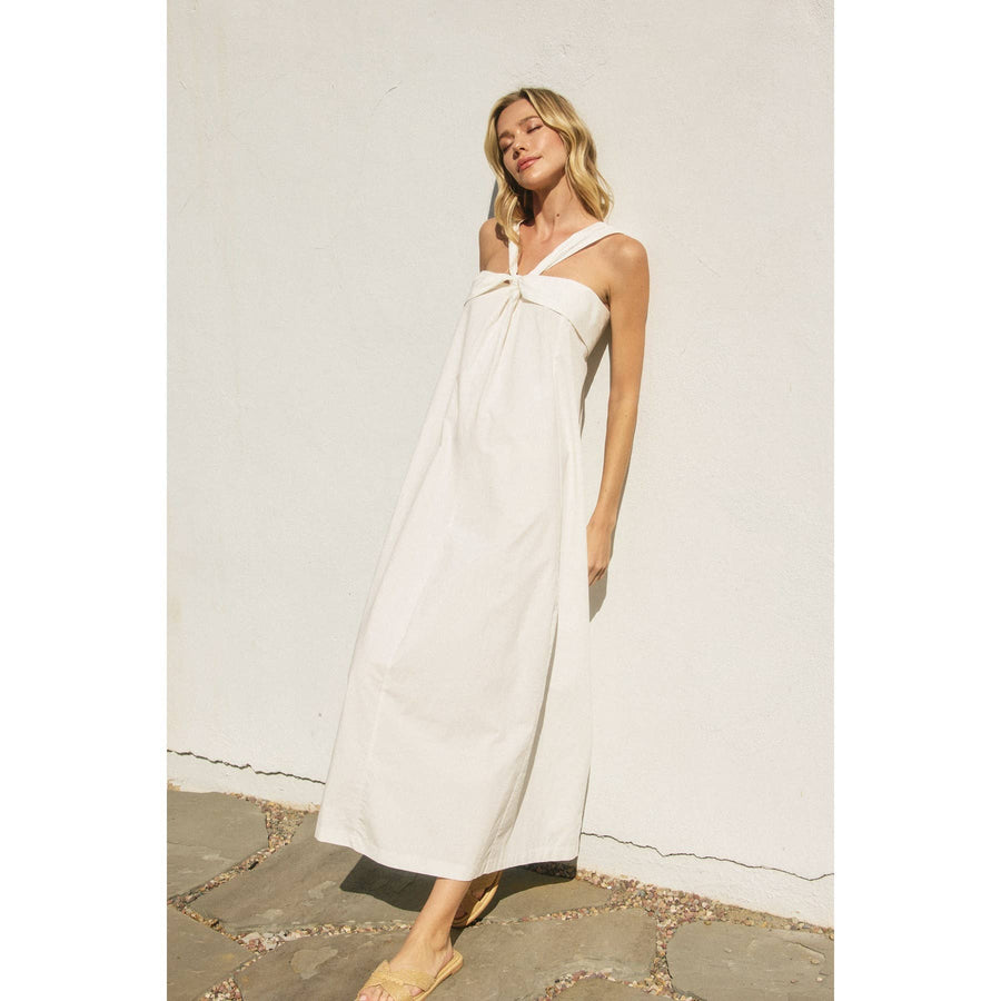Jenn Halter Neck Maxi Dress - Dresses