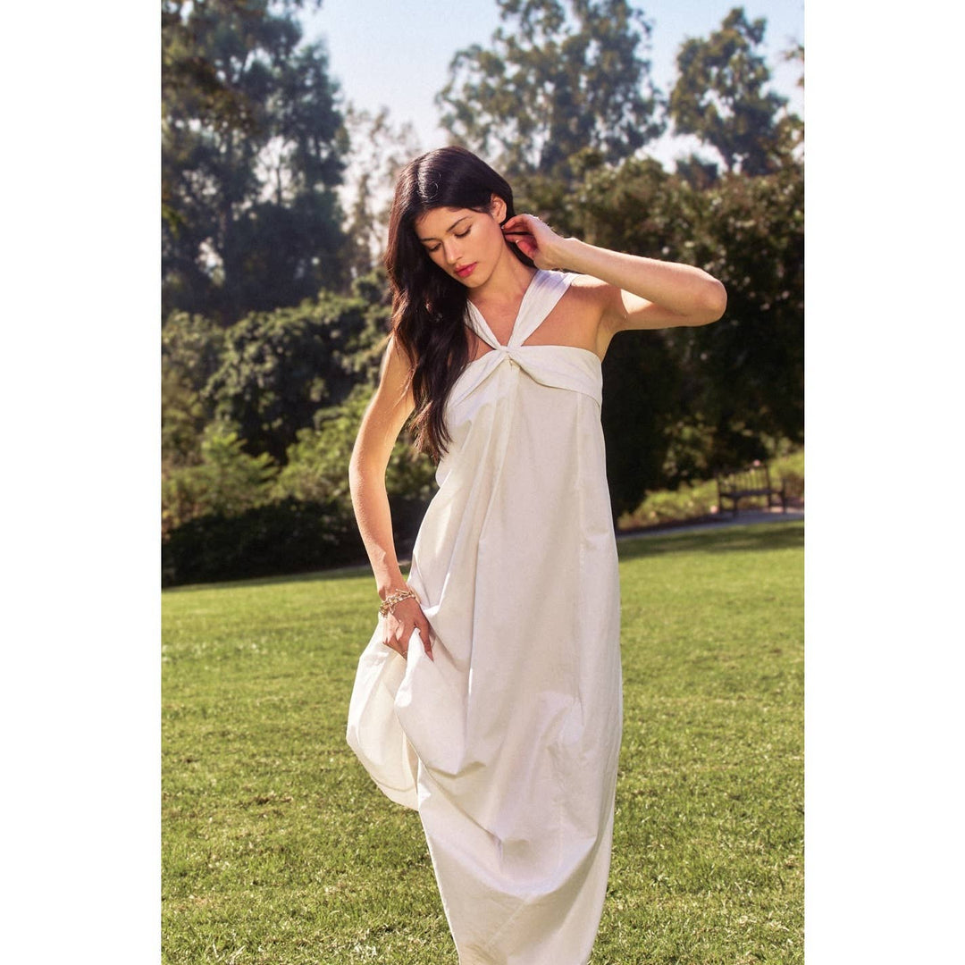 Jenn Halter Neck Maxi Dress - Dresses