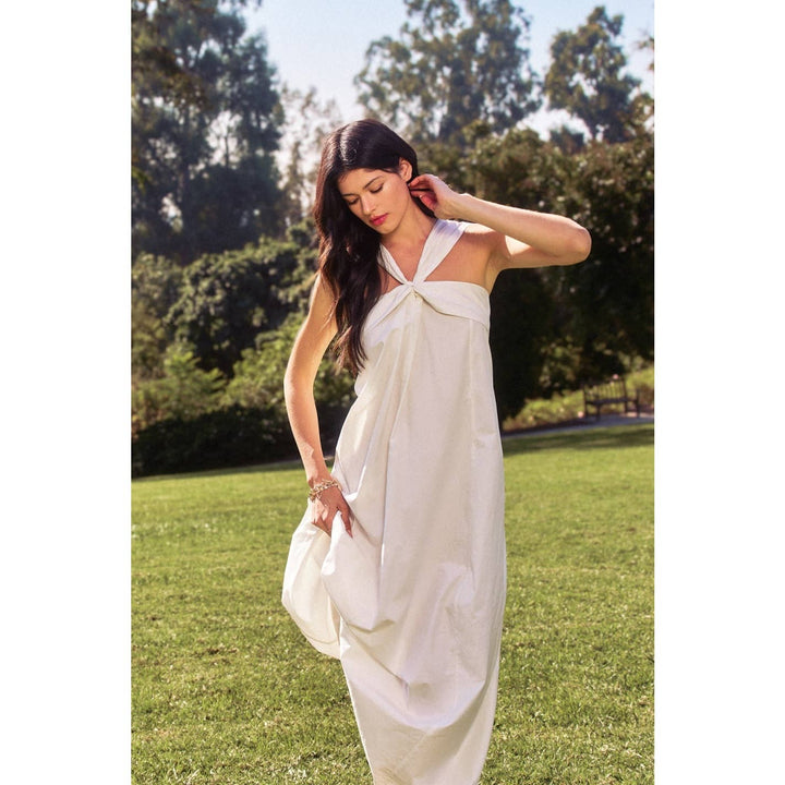 Jenn Halter Neck Maxi Dress - Dresses