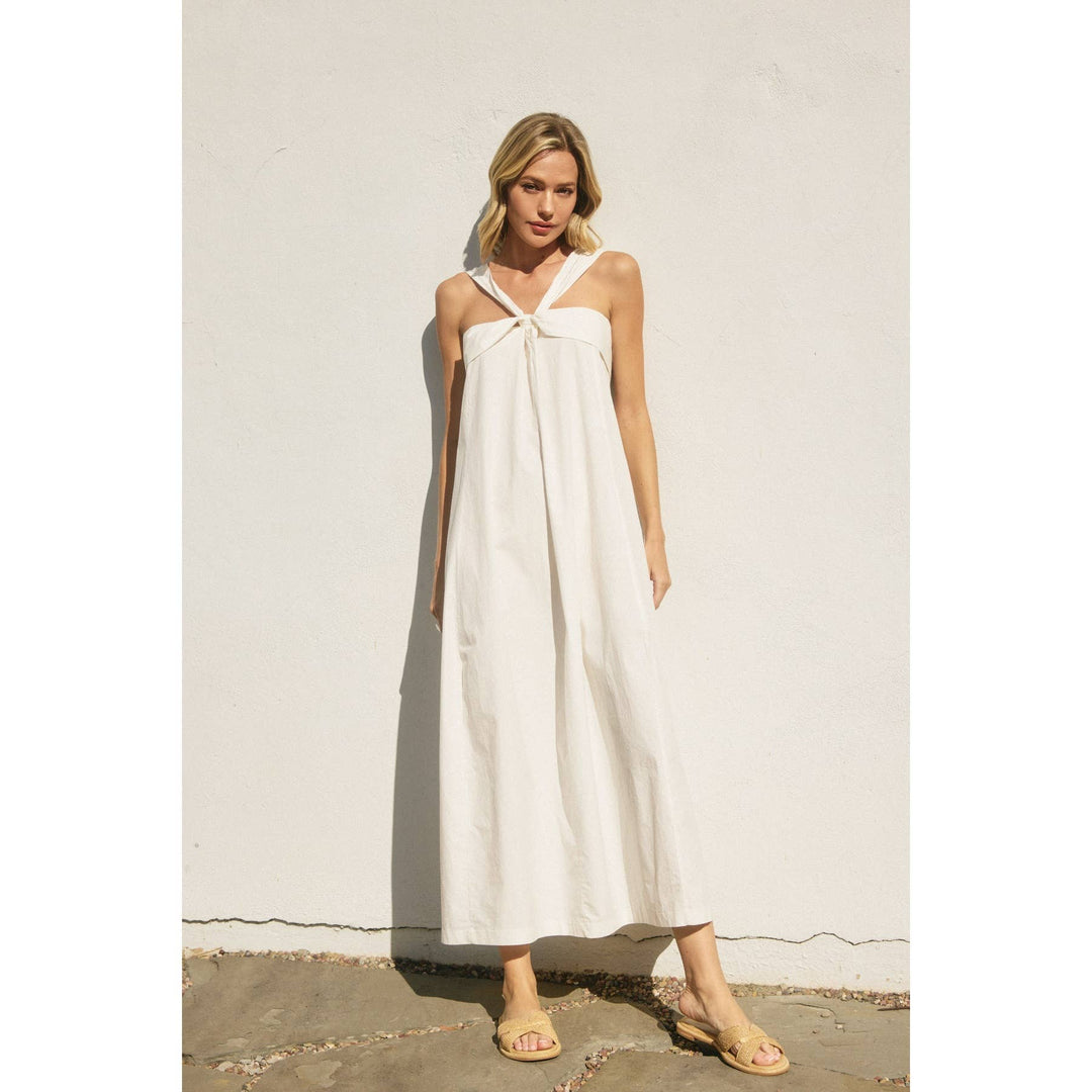 Jenn Halter Neck Maxi Dress - Dresses
