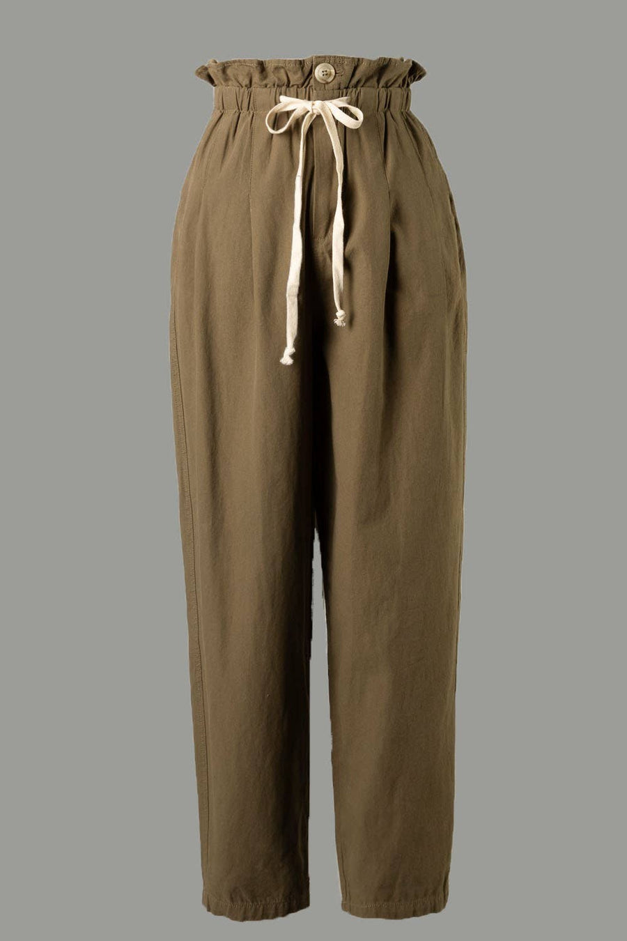 Kirin High waist cotton - Olive / S - Bottoms