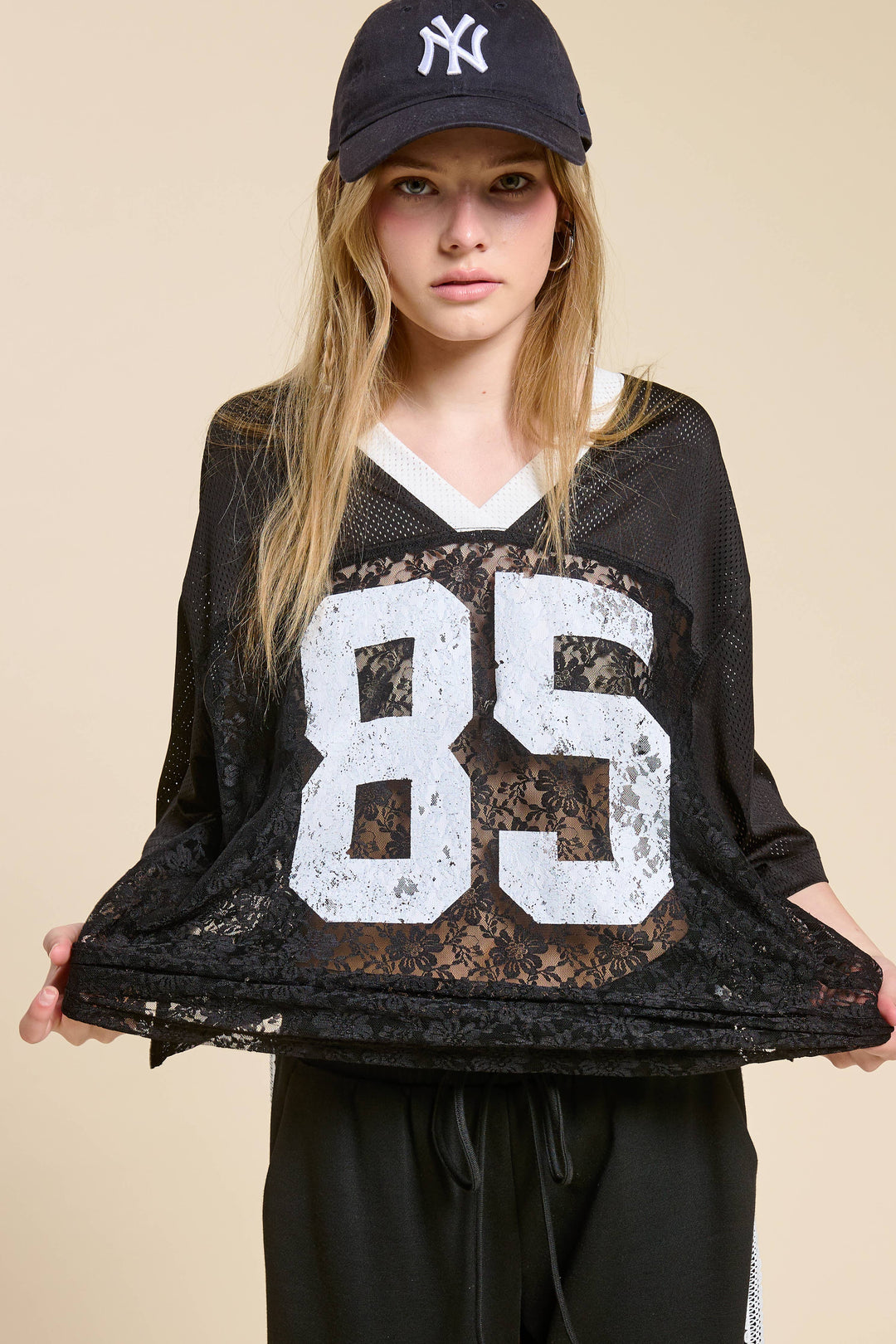 Lara Jersey Top - Black / S