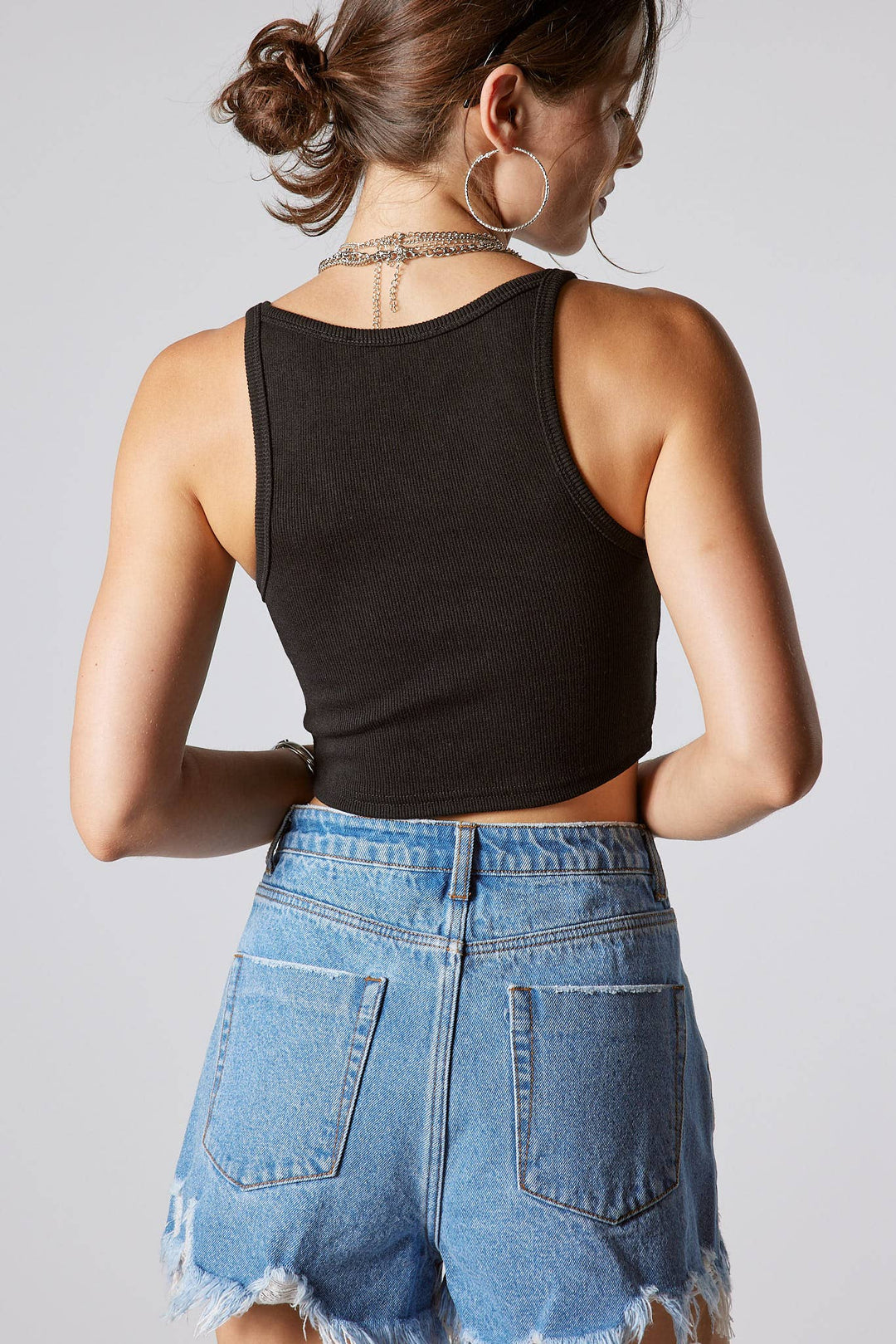 Lea Denim shorts - Shorts