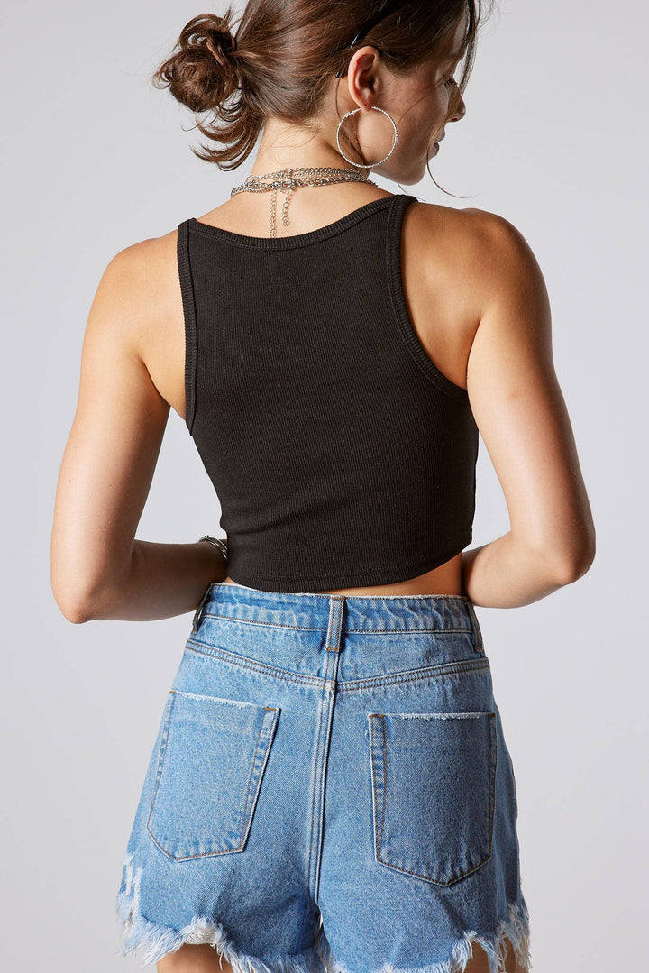 Lea Denim shorts - Shorts