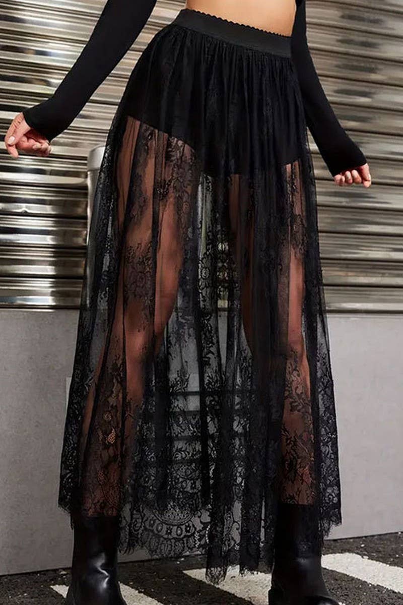Lizy lace skirt - skirts