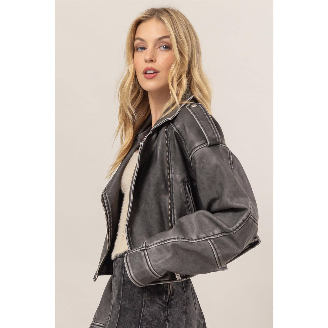 Madison Rider Jacket - Faux leather jacket