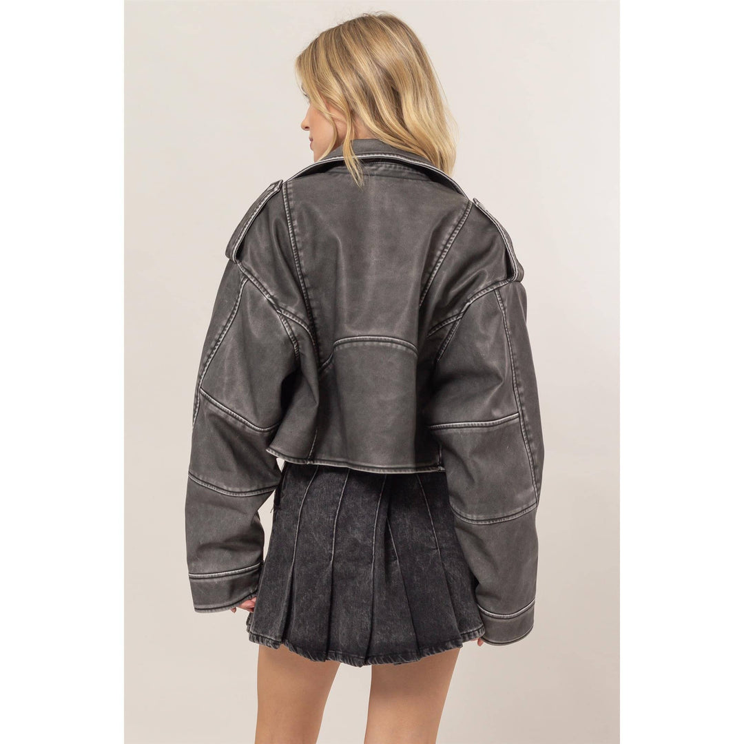 Madison Rider Jacket - Faux leather jacket
