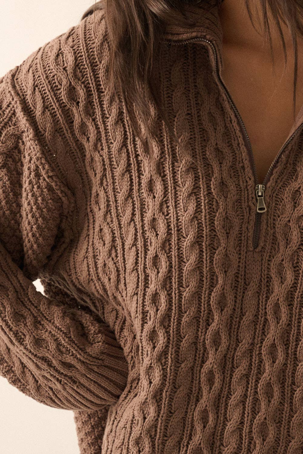Maly Knit Long Sleeve Mini Sweater Dress