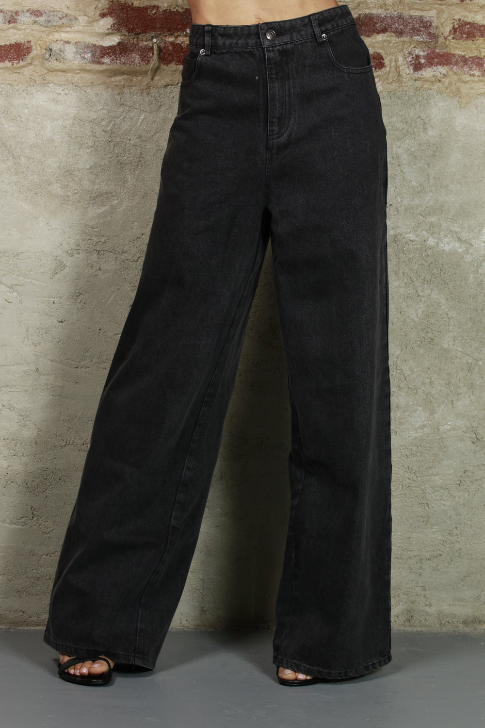 Zeta Loose fit wide leg denim pants