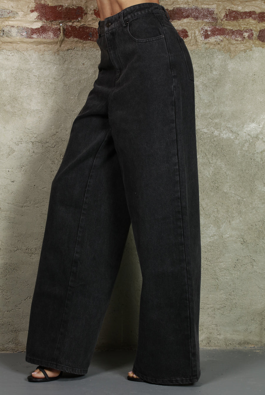Zeta Loose fit wide leg denim pants
